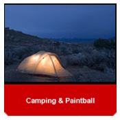 Camping and Paintball